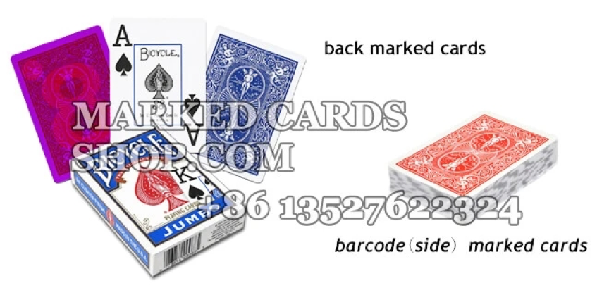 infrared ink marked decks of cards